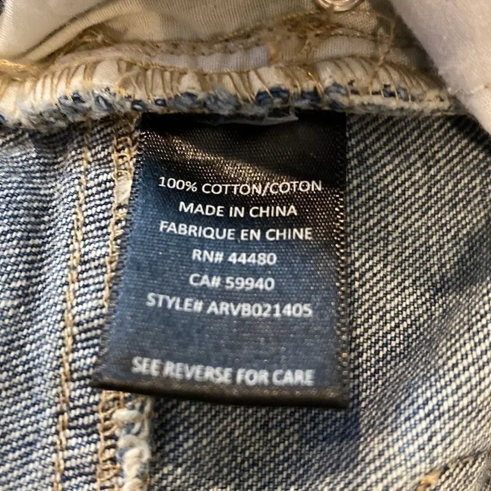 Afrm 28 Ripped Mom Casual Destroyed Festival Button Fly Jeans‍‍‍‍‍‍‍